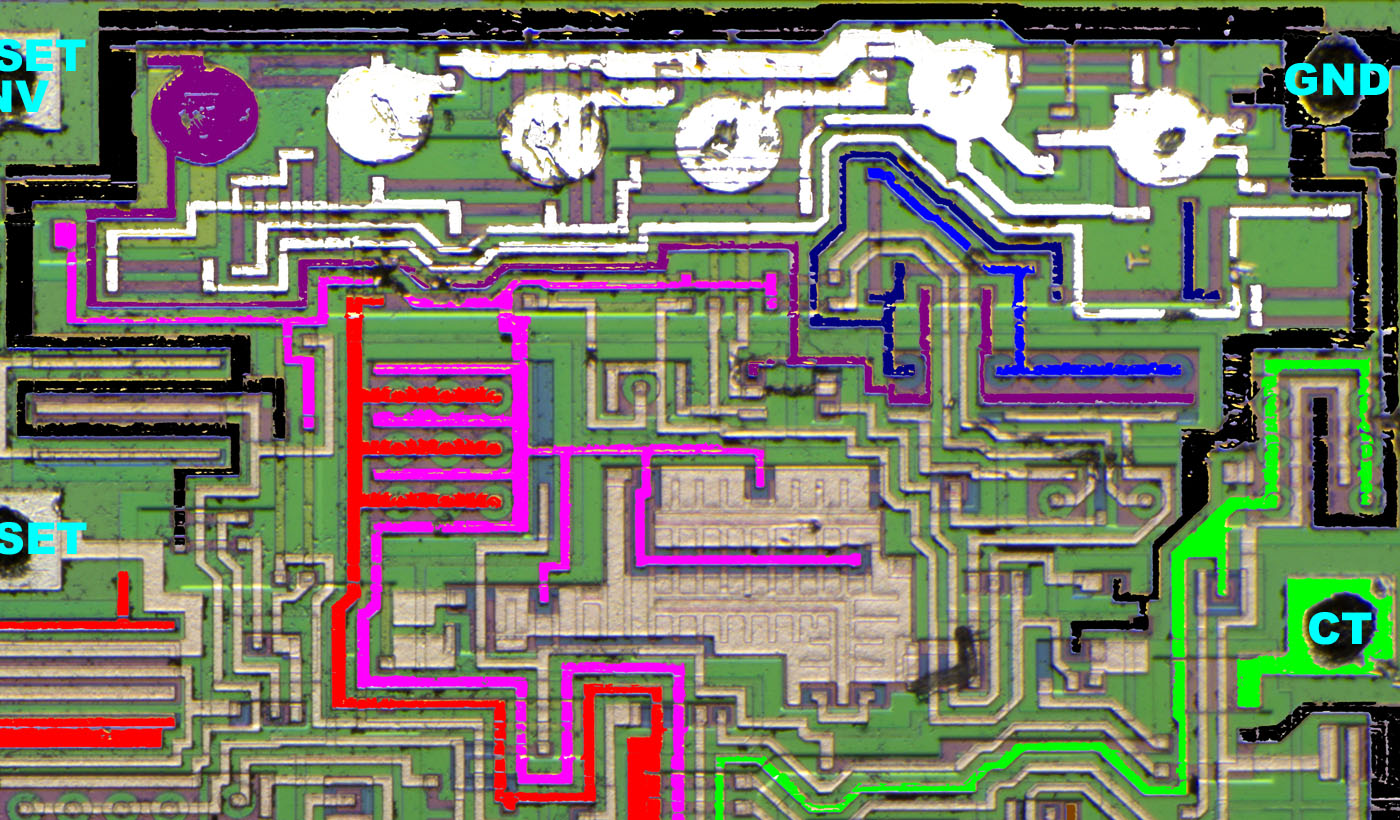 TL7705 Die Analyse Detail