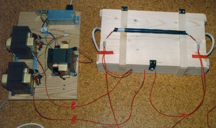 Teslaspule Hochspannungsversorgung Spannungsverdoppler