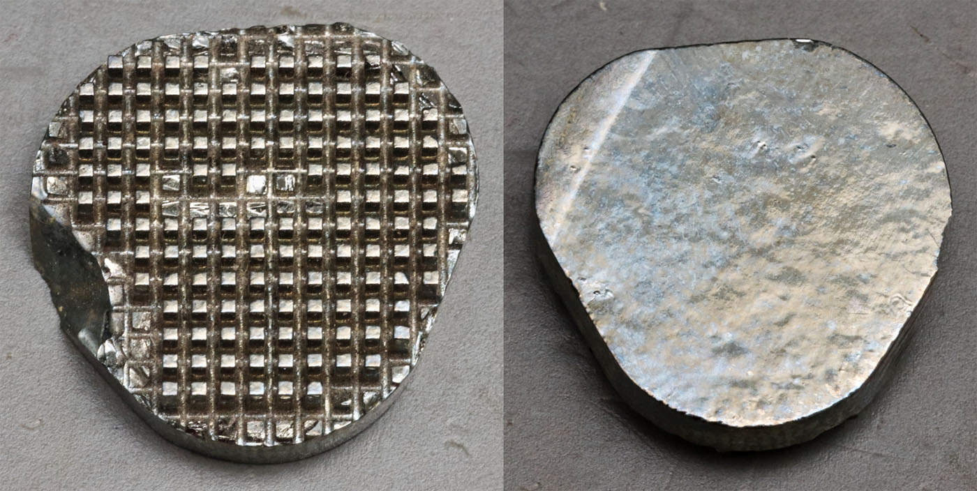 Germaniumkristall Rückschmelze