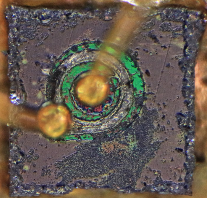 Silizium-Versuchstransistor Die