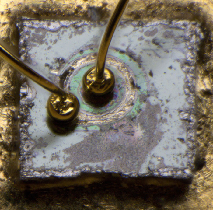 Silizium-Versuchstransistor Die