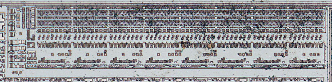 ATtiny10 Die delayered Detail
