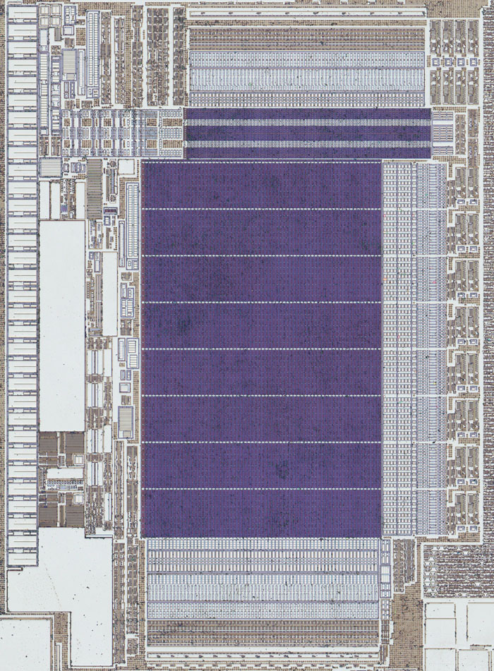 ATtiny841 Die Substrate Detail
