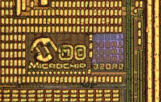 PIC16F13145 Die Detail