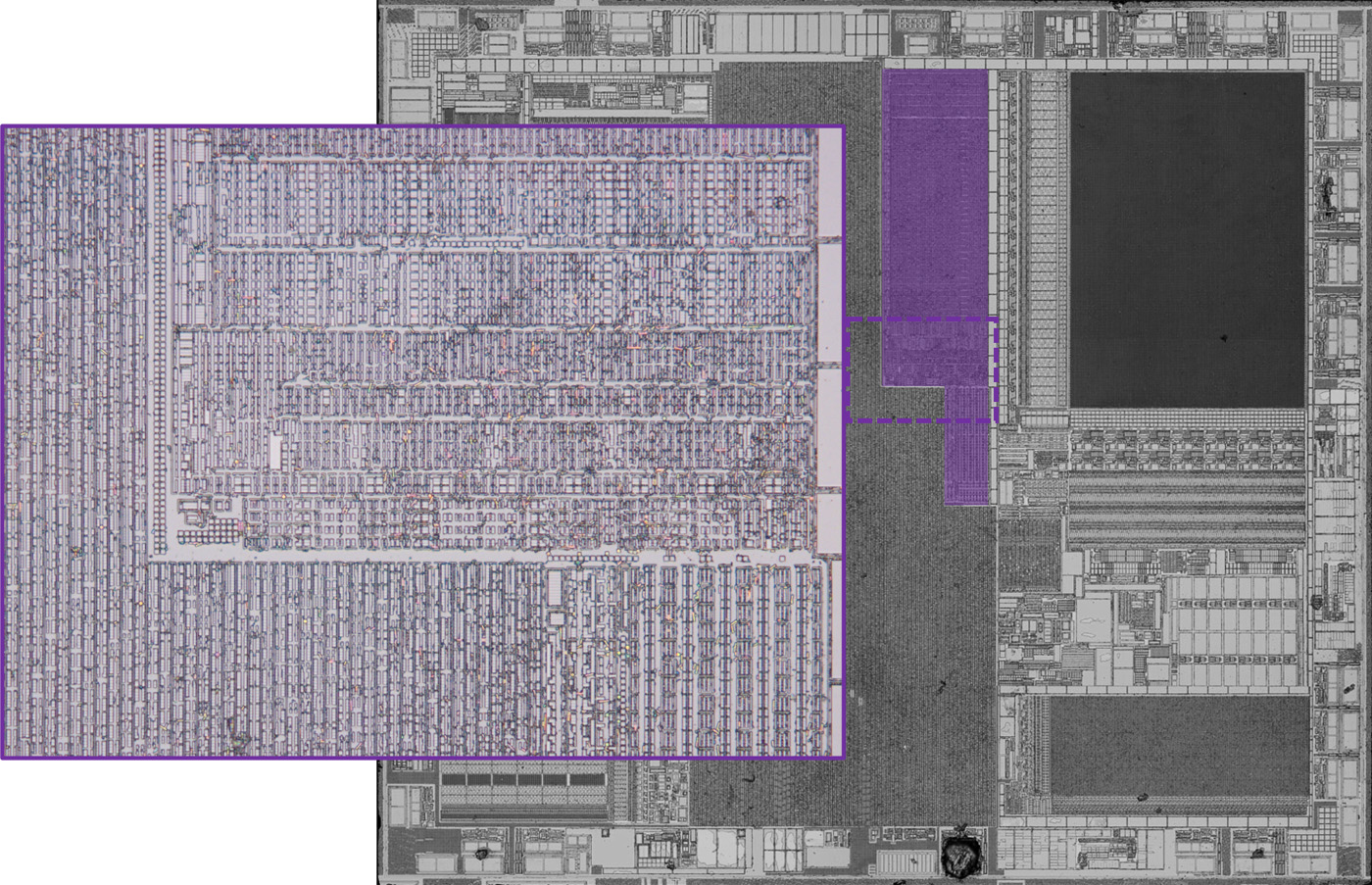 PIC16F13145 Die Substrat Logikblöcke