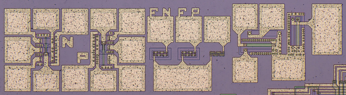 MB8851 Die Teststrukturen