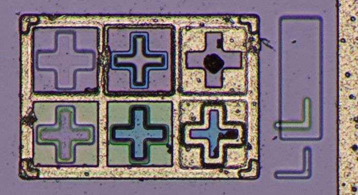 MB8851 Die Teststrukturen