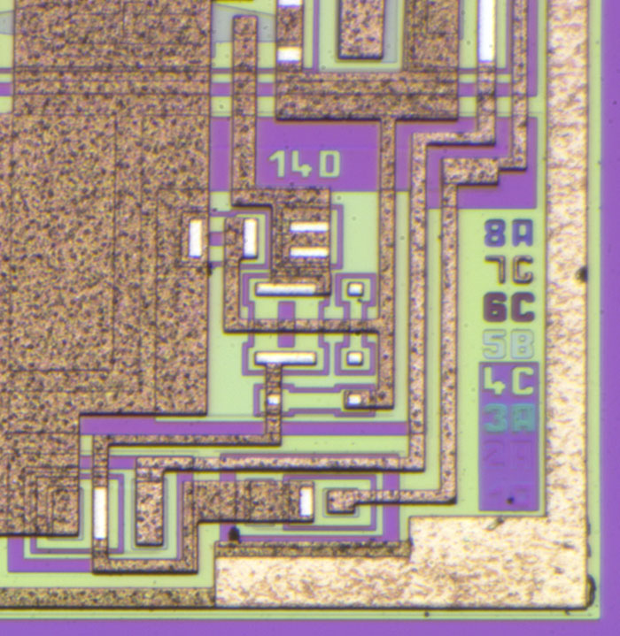 MA7805 Die Detail