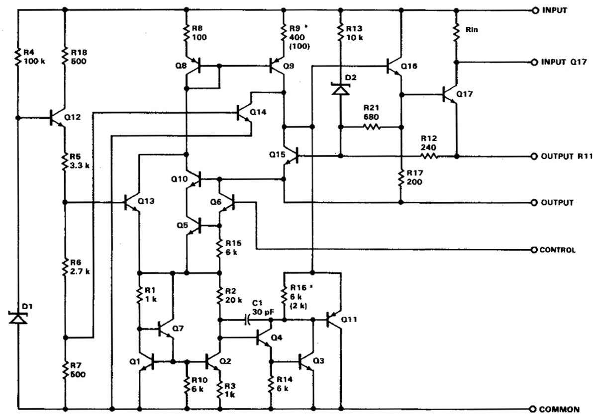 µA78HG Regler Schaltplan Modifikation