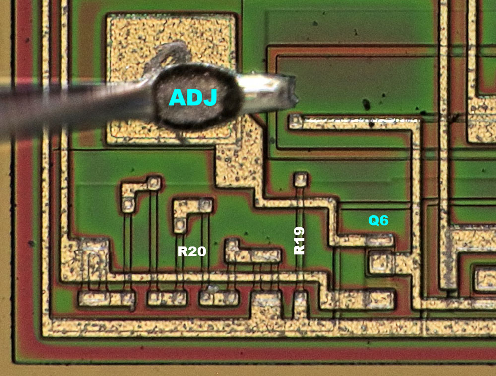 µA78HG Regler Die Modifikationen