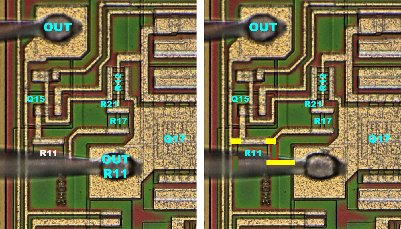 µA78HG Regler Die Modifikationen