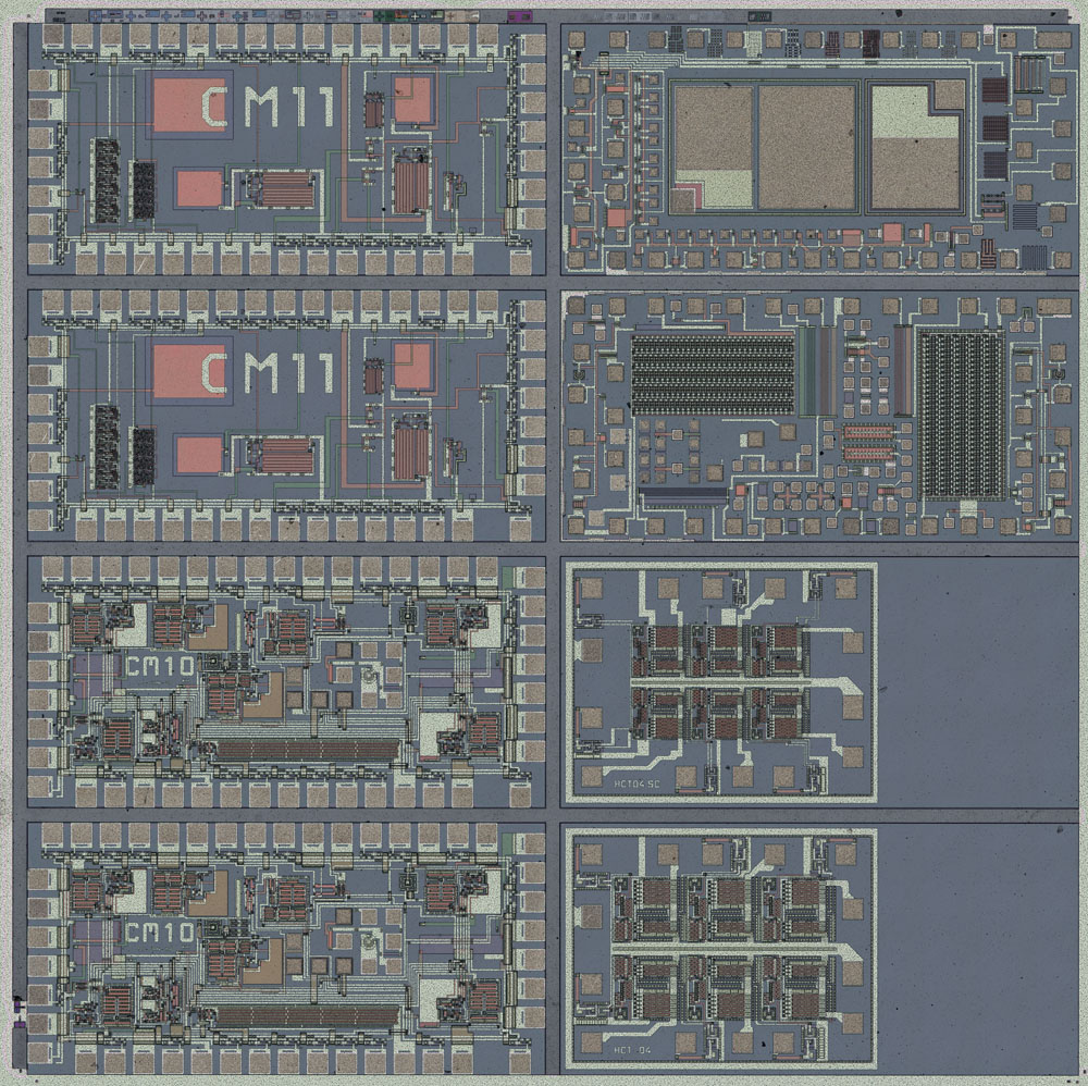 U840 Wafer Teststrukturen