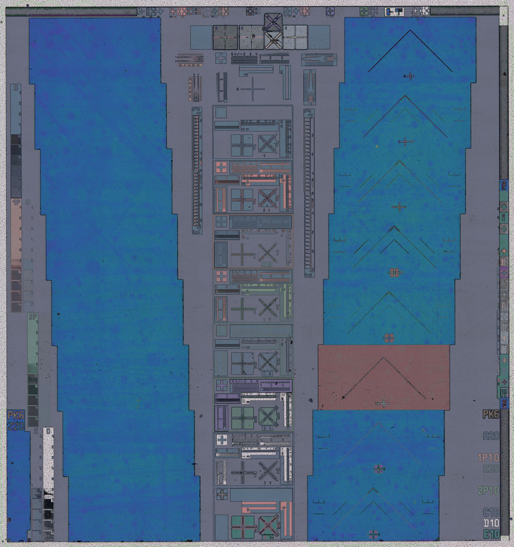 U840 Wafer Teststrukturen