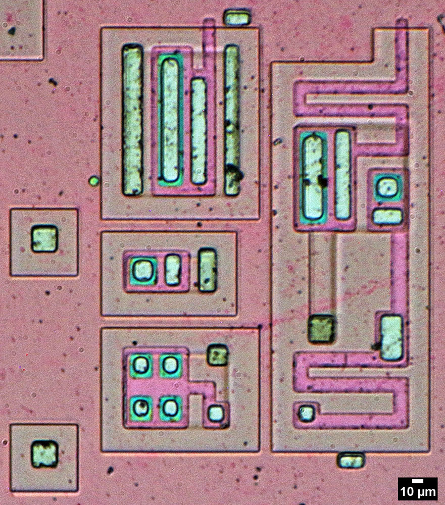 50mm-Wafer - D220 Schaltkreis Detail