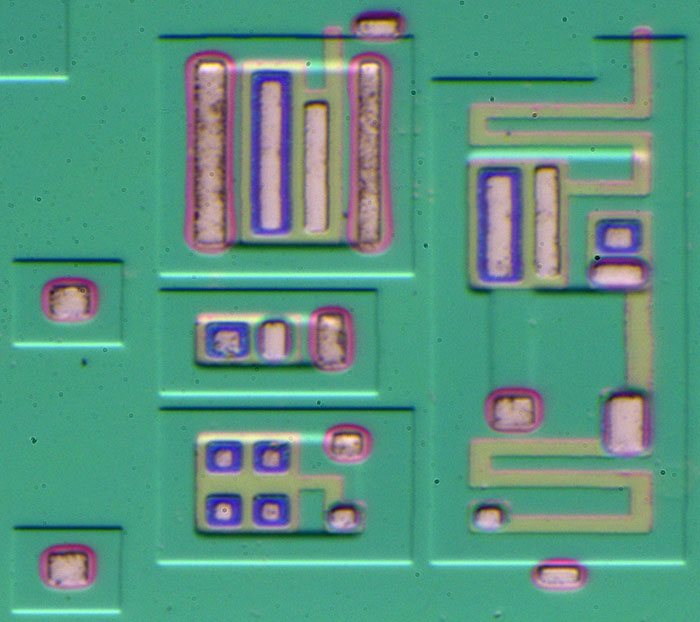 50mm-Wafer - D220 Schaltkreis Detail